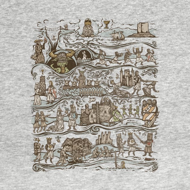 The Caerbannog Tapestry by kg07_shirts